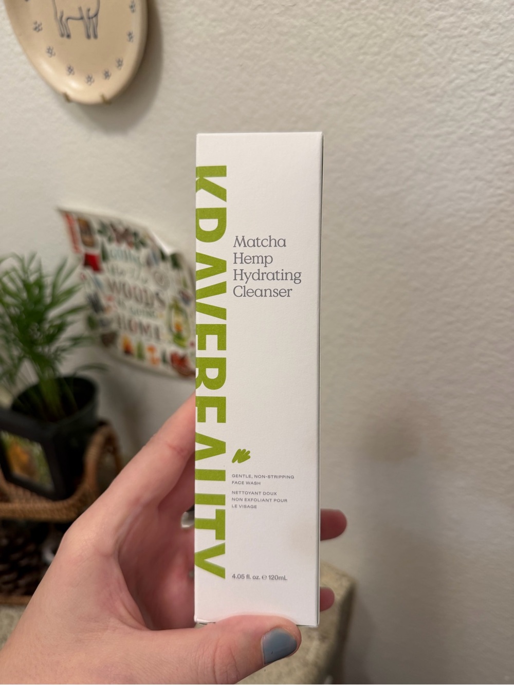 NIB Krave Beauty Matcha Hemp Hydrating Cleanser 120ml & Travel Size